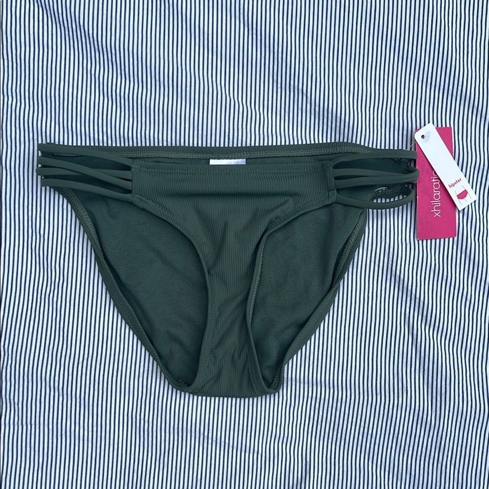Olive Green Hipster Bikini Bottom by Xhilaration